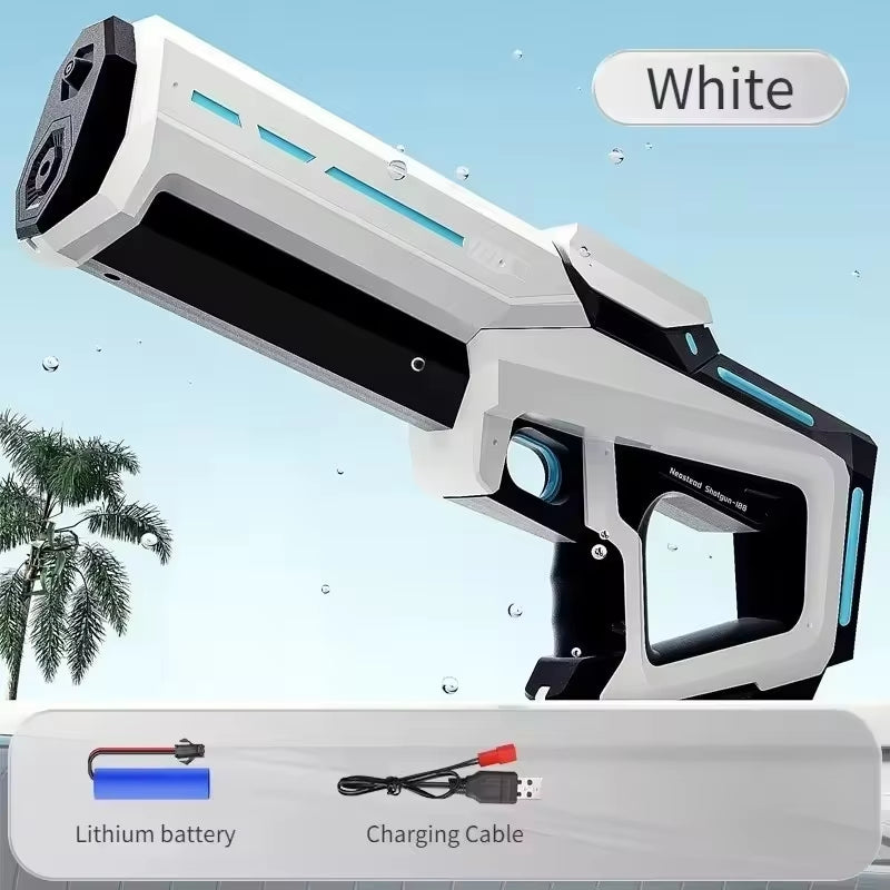 Children Electric Water Gun Toys Summer Outdoor Beach Pool Games Toy Adults Kids High Pressure Automatic Absorb Water Squirt Gun