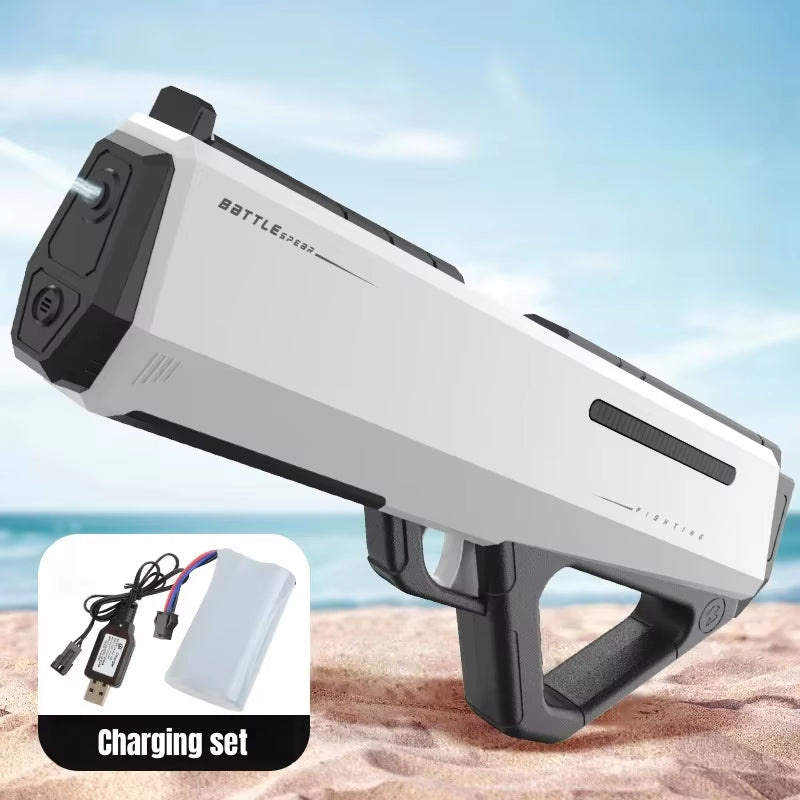 Children Electric Water Gun Toys Summer Outdoor Beach Pool Games Toy Adults Kids High Pressure Automatic Absorb Water Squirt Gun