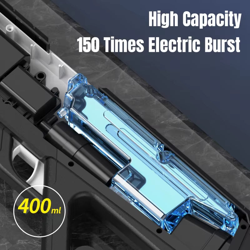 Children Electric Water Gun Toys Summer Outdoor Beach Pool Games Toy Adults Kids High Pressure Automatic Absorb Water Squirt Gun