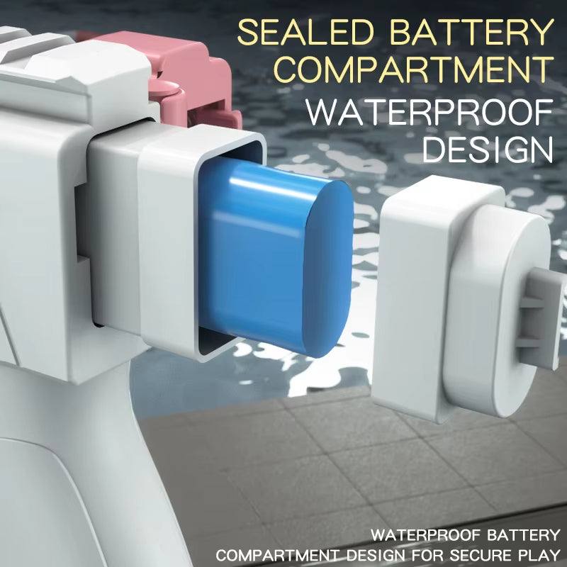 Electric Water Gun, Automatic Squirt Guns Water Pistol Large Capacitybattery-Powered Squirt Toy , Long Distance Shooting Toy